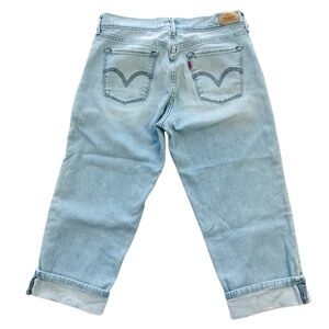 Levi's 515 Light Wash Cuffed Jean Capris​​